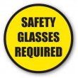 DuraStripe rond veiligheidsteken / SAFETY GLASSES REQUIRED